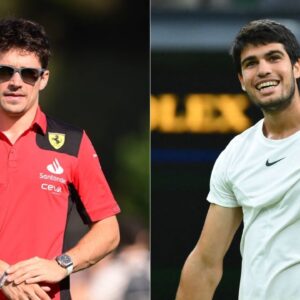 Carlos Alcaraz Plays Genie in a Bottle to ‘Not That Talented’ F1 Star Charles Leclerc