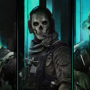 An image showing Price, Soap and Ghost, the 3 main characters from Call of Duty Modern Warfare series