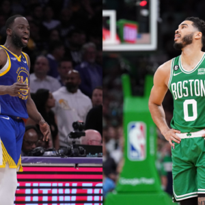Draymond Green (Left) and Jayson Tatum of the Boston Celtics (Right)