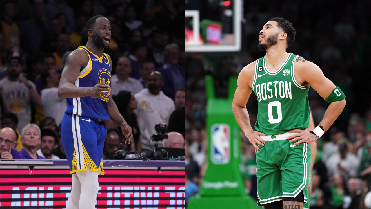 Draymond Green (Left) and Jayson Tatum of the Boston Celtics (Right)