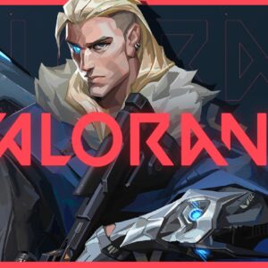 Image Showcasing Sova with the Word Valorant Inscribed over it