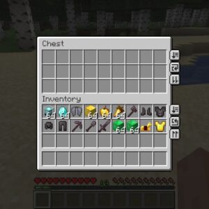An Image showcasing a modded Minecraft inventory
