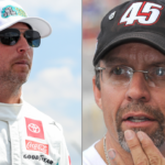 Denny Hamlin and Kyle Petty