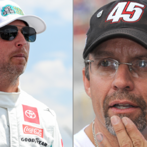 Denny Hamlin and Kyle Petty