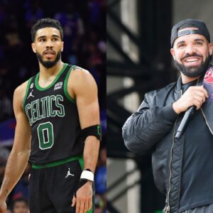 While Jaylen Brown Awaits $295,000,000 Call, Celtics’ Jayson Tatum Opens Drake’s Concert in Boston