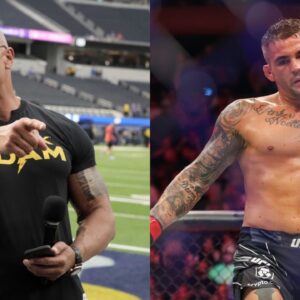 Days After Helping UFC Star, $800,000,000 Man Dwayne Johnson Showers Praise on Dustin Poirier Post UFC 291 KO Loss