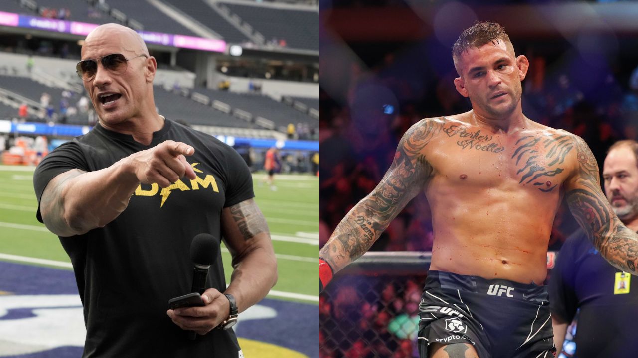 Days After Helping UFC Star, $800,000,000 Man Dwayne Johnson Showers Praise on Dustin Poirier Post UFC 291 KO Loss