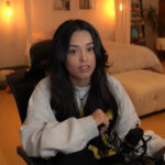 Valkyrae during one of her streams