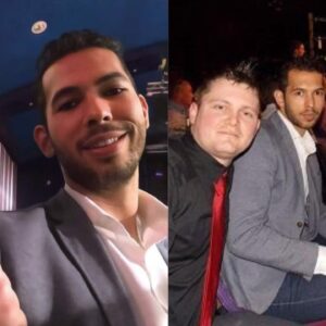 Daniel Knight with Andrew and Tristan Tate