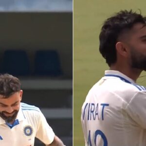 Virat 76 Century Celebration: Kohli emulates Shubman Gill Before Kissing Wedding Ring At Queen's Park Oval [WATCH]