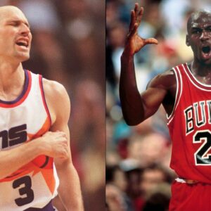 Michael Jordan, Who Had 39 Scored On Him By A Man Who Blew Away $31,000,000, Elbowed Him And Returned The Favor In 1996