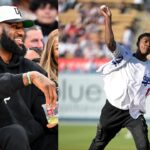 Having Signed for $51,000,000, Rui Hachimura Has LeBron James in Splits Over His Attempt at Throwing a Baseball for the Dodgers