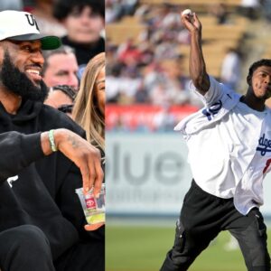 Having Signed for $51,000,000, Rui Hachimura Has LeBron James in Splits Over His Attempt at Throwing a Baseball for the Dodgers
