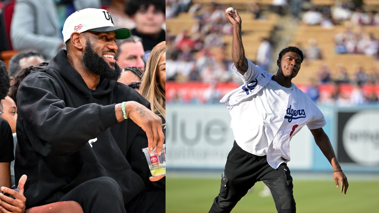 Having Signed for $51,000,000, Rui Hachimura Has LeBron James in Splits Over His Attempt at Throwing a Baseball for the Dodgers