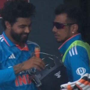 Post Yuzi Chahal Threat, Ravindra Jadeja Pulls His Cheek To Belittle Him In Viral Video