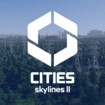 An image showing landscape with Cities: Skylines 2 logo