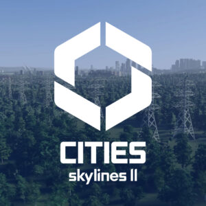 An image showing landscape with Cities: Skylines 2 logo