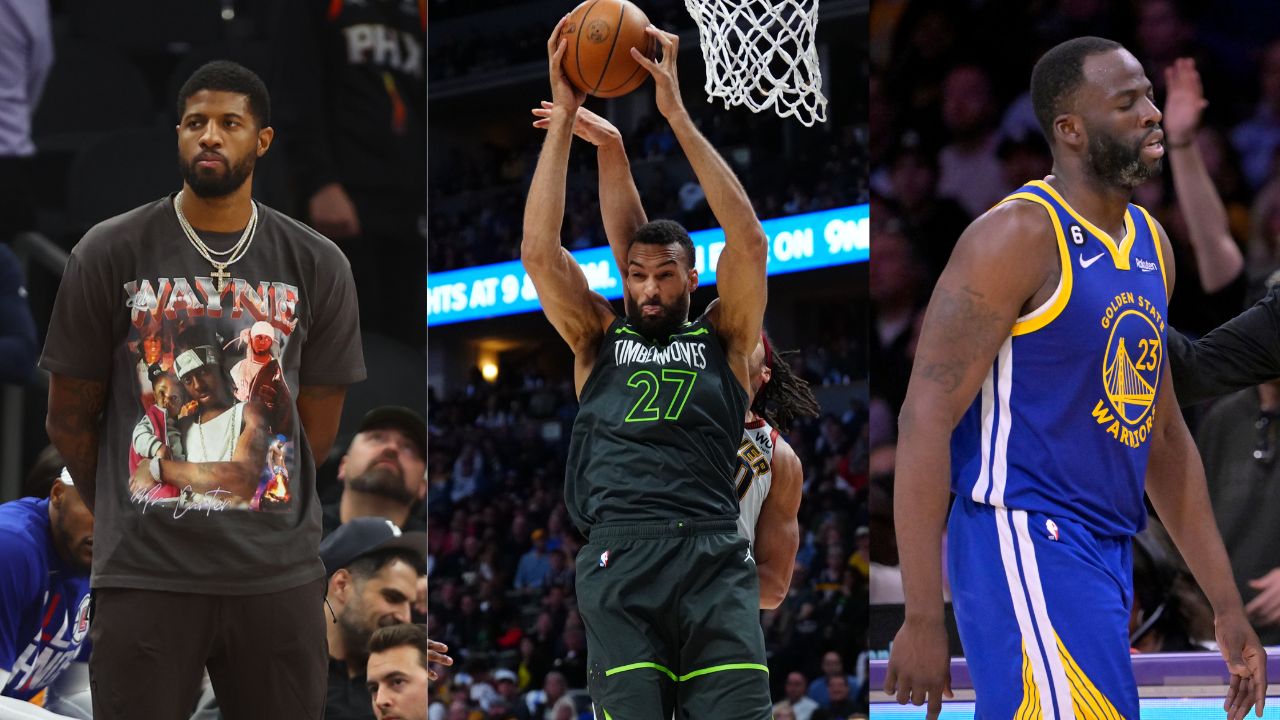 Poking Fun at Rudy Gobert's $205,000,000 Contract, Paul George And Draymond Green Spill On Victor Wembanyama's Rim Protection