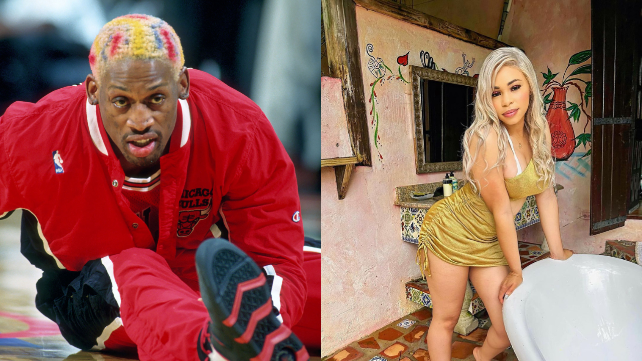25 Years After 'Ditching' Michael Jordan's Bulls For The WWE, Dennis Rodman Hosts Bizarre Backyard Combat With Girlfriend Yella Yella