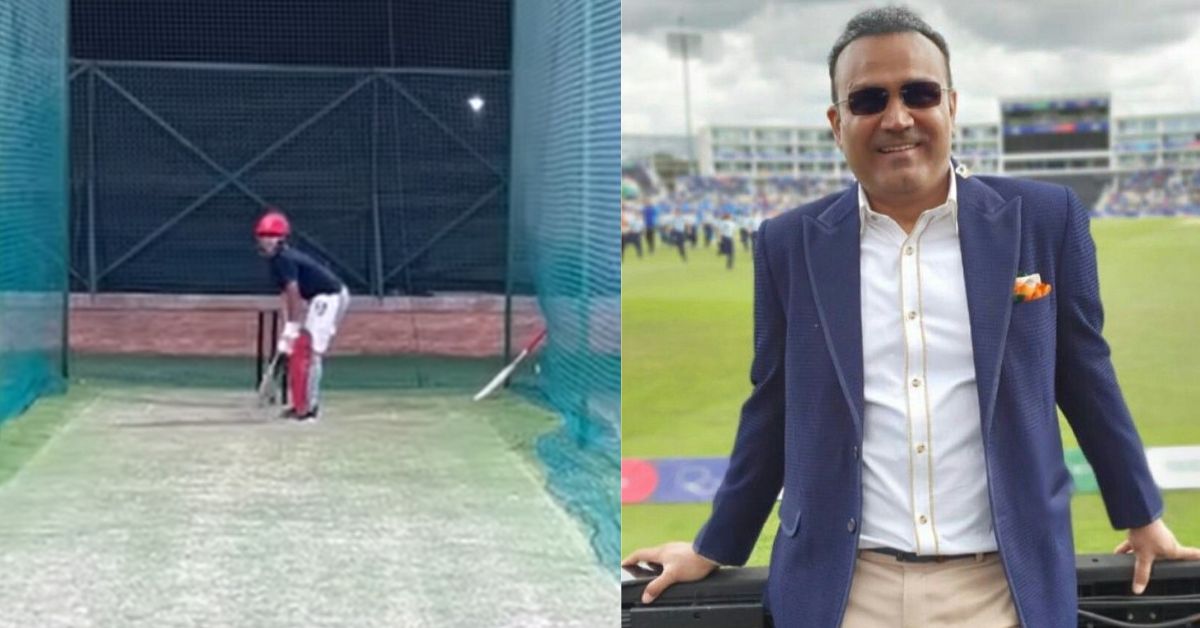 Denied Inheritance In Father Virender Sehwag's INR 300 Crore Net Worth, Aaryavir Sehwag Shows Batting Skills In Viral Video