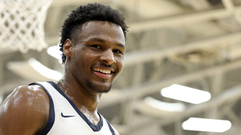 An image showing Bronny James, the son of LeBron James