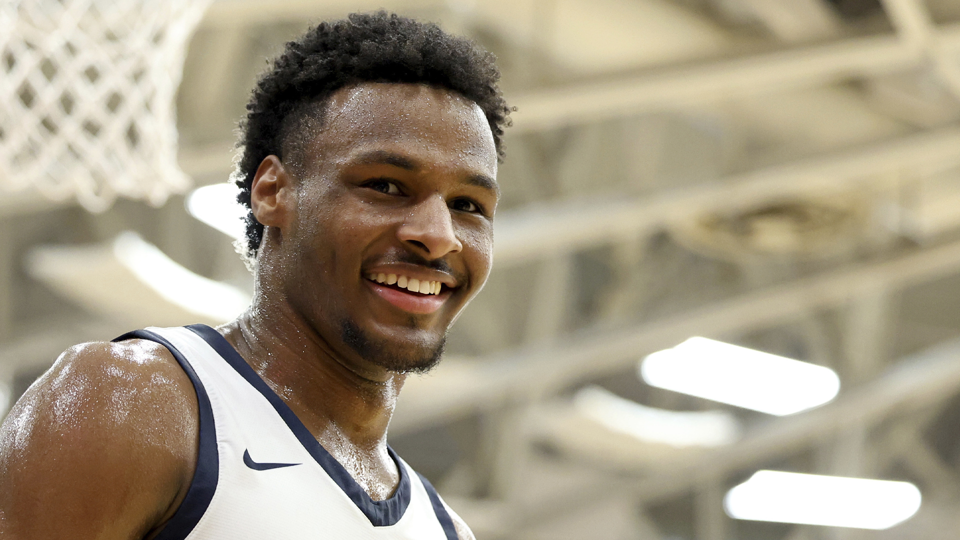 An image showing Bronny James, the son of LeBron James