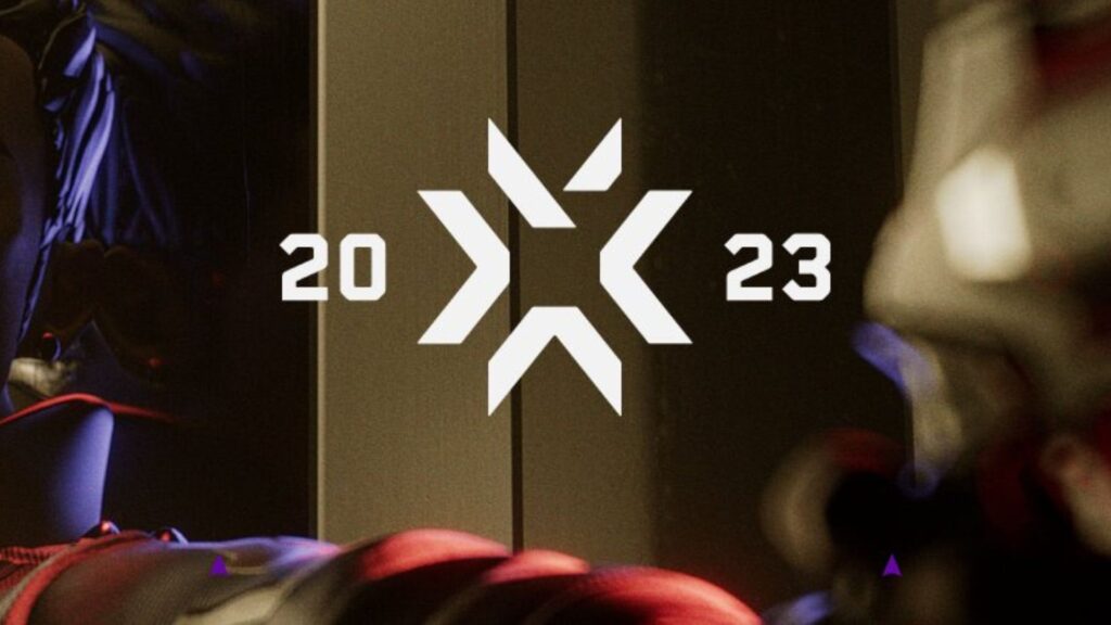 The official illustration of the Valorant Champions 2023 logo