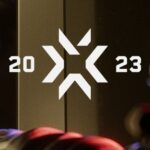 The official illustration of the Valorant Champions 2023 logo