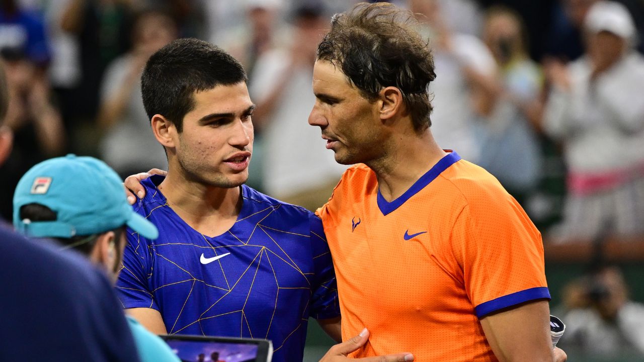 Brilliant Photography Reveals Big Rafael Nadal and Carlos Alcaraz Difference