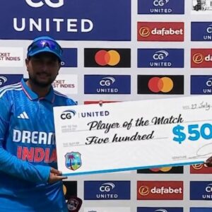 IND vs WI Man Of The Match Today: Who Won MOTM Award In India vs West Indies 1st ODI In Barbados?