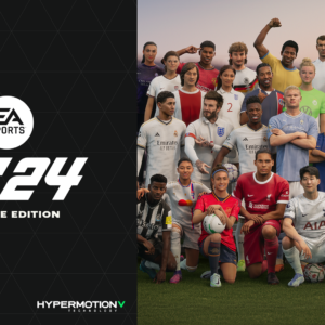 An image displaying top footballers like Halland, Pele, Zidane and more in EA Sports FC 24