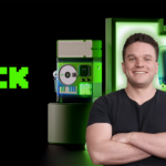 An image displaying Kick CEO Eddie Craven with the logo of Kick on left