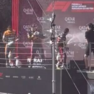 Watch: Nonchalant Lando Norris Breaks Max Verstappen’s Hard Earned Hungarian GP Trophy