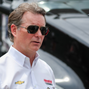 Jeff Gordon pre-race at Darlington Raceway.