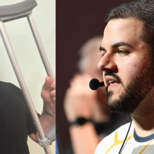 CouRage broke his ankle