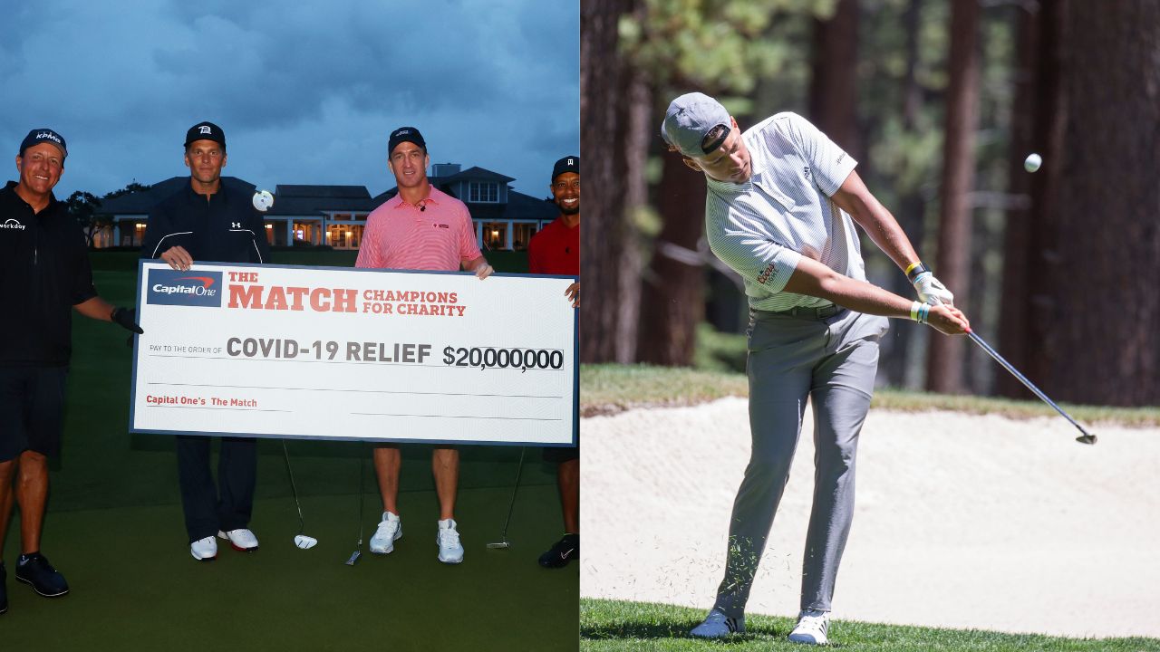 Phil Mickelson, Tom Brady, Peyton Manning, Tiger Woods, Patrick Mahomes Credit: USA Today Sports