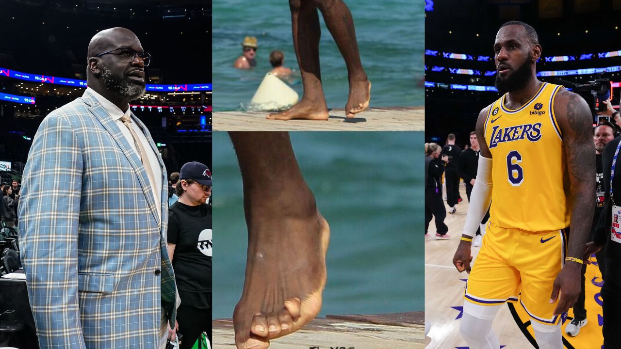 12 Years Before Shaquille O'Neal 'Roasted' LeBron James' Feet, the Lakers Star Sported 6 Toes in Viral Locker Room Image