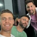 Diego Schwartzman Hangs Out With Soccer Legends Messi and Beckham