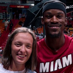 15 Months Before Making 4426 Mile Journey for Carlos Alcaraz, Jimmy Butler Welcomed Another World No. 1 at Miami Heat Game