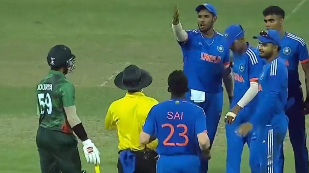 Harshit Rana And Soumya Sarkar Fight Video: War Of Words Occurs In Emerging Asia Cup 2023 Semi-Final