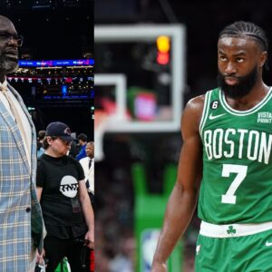 Having His Career Earnings Dwarfed by $12,000,000, Shaquille O’Neal Marvels at Jaylen Brown’s Potential $304M Extension Rumors, Weeks After ‘Break Up’ Comment