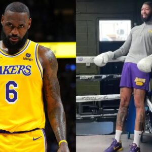 "Anthony Davis Is Risking Another Season On Some Bulls**t": LeBron James Should Be Concerned With Lakers Star's Recent Boxing Workout Per NBA Twitter