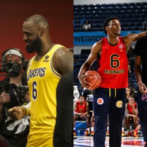 9 Days After Bryce James Grooved to Drake in Inglewood, LeBron James Takes Bronny for a ‘Walk out the Tunnel’ Experience at Crypto.Com Arena