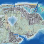 The leaked GTA 6 map