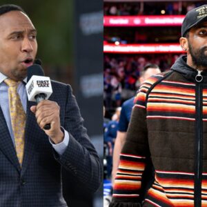 Kyrie Irving Confronted Stephen A Smith About Their ‘Lifelong’ Beef During a Lakers Playoff Game at Staples Center: “You Still Got That Same Energy Face to Face?”