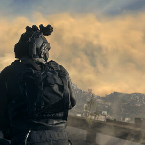 An Image of a Soldier Looking over the Battlefield in Warzone 2