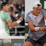Watch as Carlos Alcaraz Obliterates Holger Rune Even in Practice, Video Goes Viral
