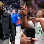 48 Hours After Historic ‘$549,999,999 Barstool Coup’, Kyrie Irving Challenges Dave Portnoy to a 1v1 for ‘Celtics Days Abuse’