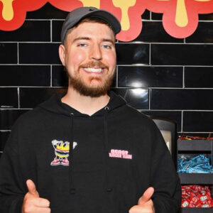 An image showing Mr Beast at his Burger store founded by him