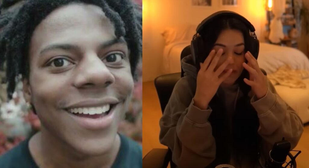 Valkyrae and the community reacts to IShowSpeed accidentally showing off his genitals on stream